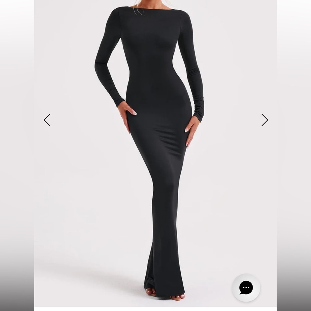 BABYBOO Rameesha Long Sleeve Maxi Dress